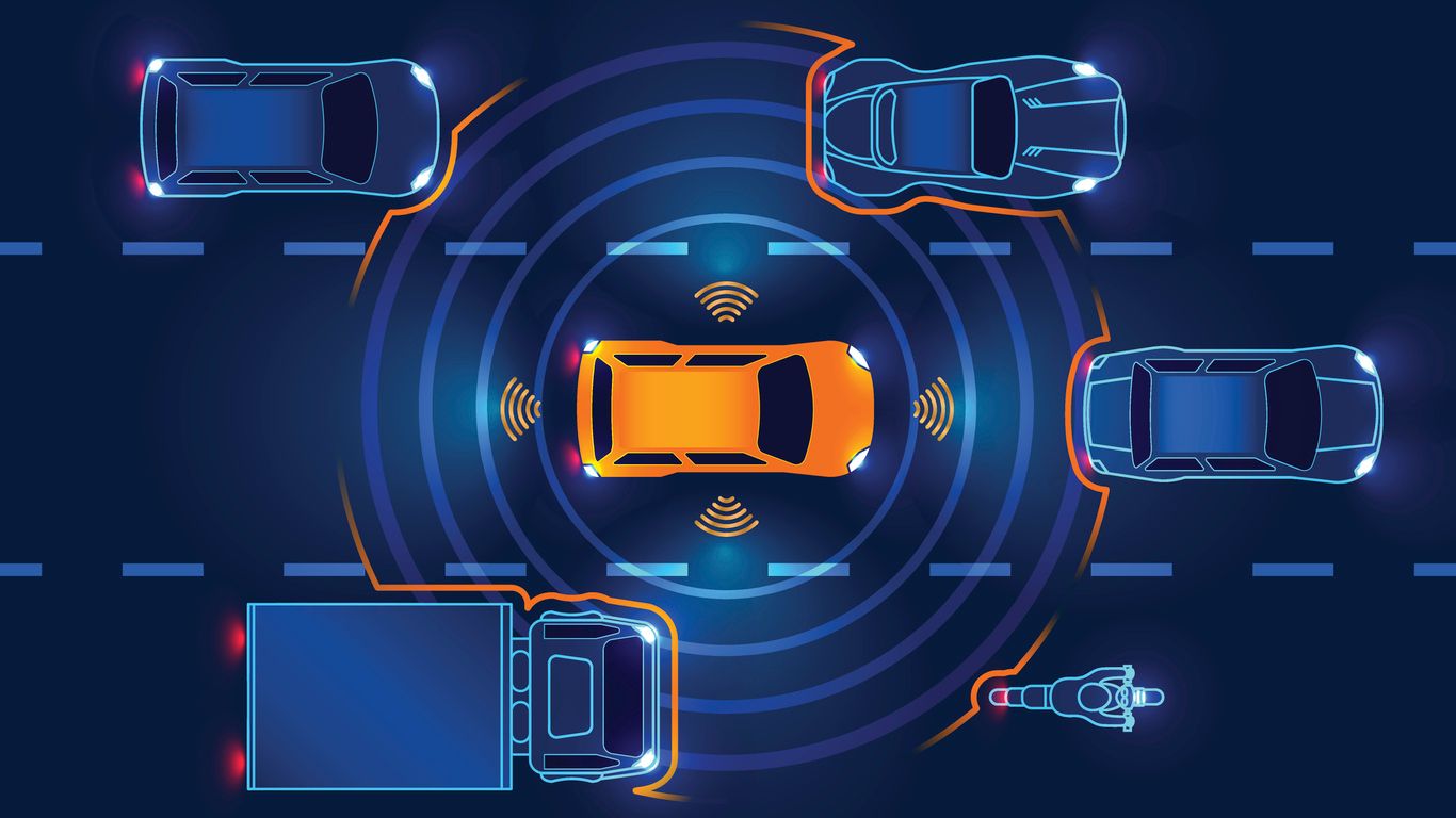 ADAS kamera un radars