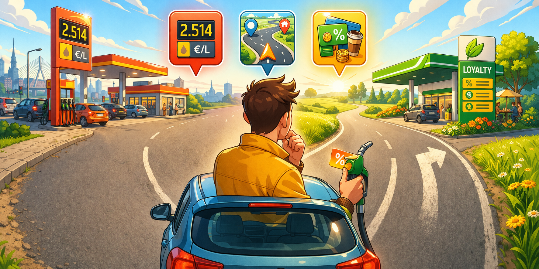 How to Choose a Fuel Station More Wisely: Price, Location or Loyalty Program?