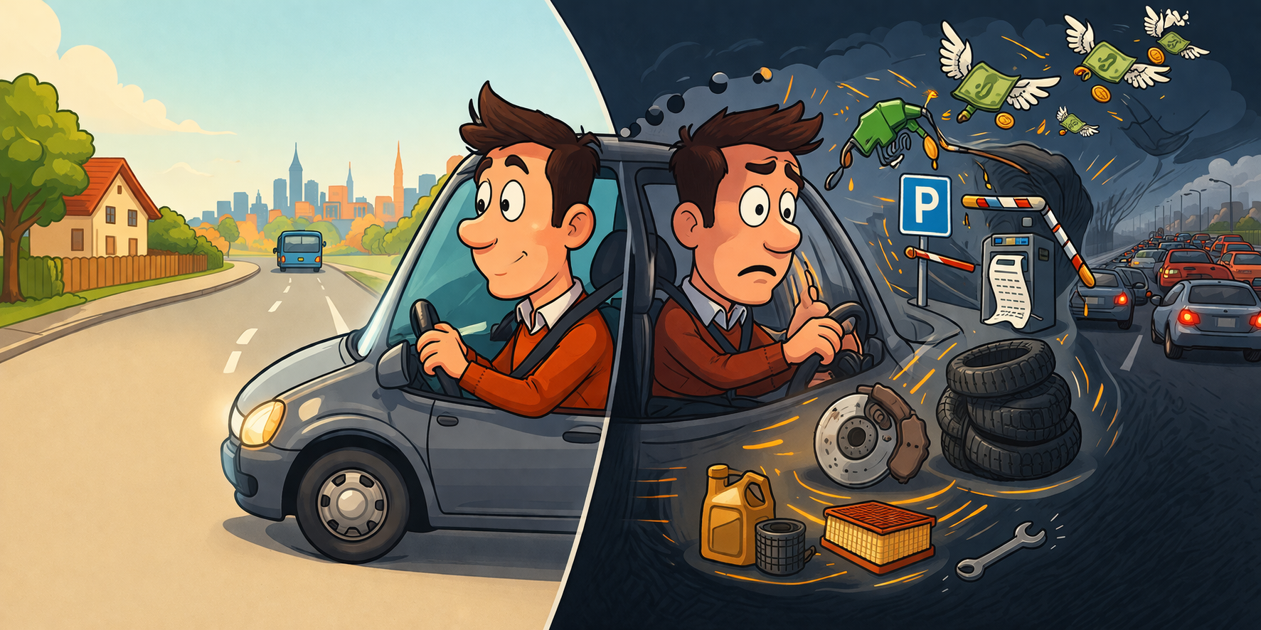 Cik maksā braukt uz darbu ar auto Latvijā mēnesī? Reāli piemēri un pilns skatījums