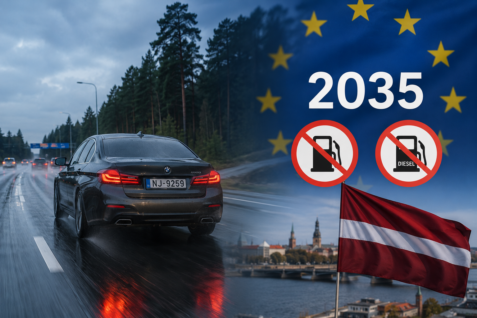 Vai benzīna un dīzeļa auto tomēr paliks arī pēc 2035. gada? Ko jaunais ES priekšlikums nozīmē Latvijai